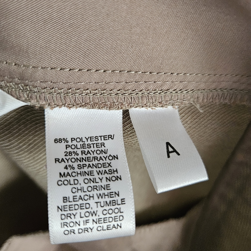 NWOT Talbots tan Heritage trousers slacks pants Womens 10 - Picture 3 of 10